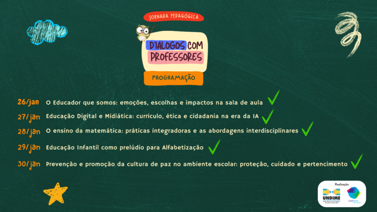 Confira os cinco episódios da Jornada Pedagógica 2026: diálogos com professores