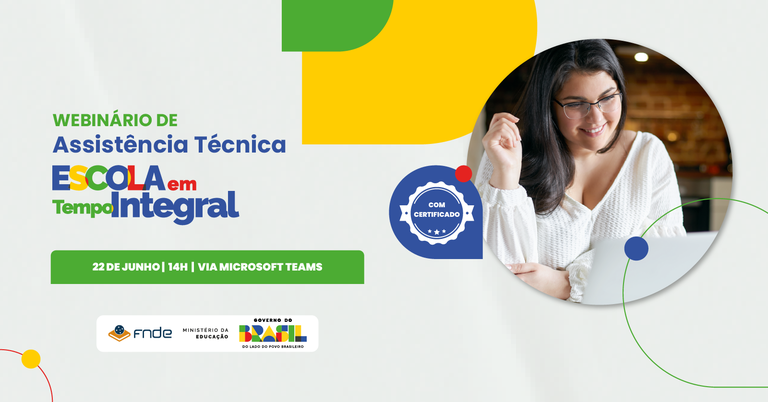 FNDE promove webinário sobre o Programa Escola em Tempo Integral