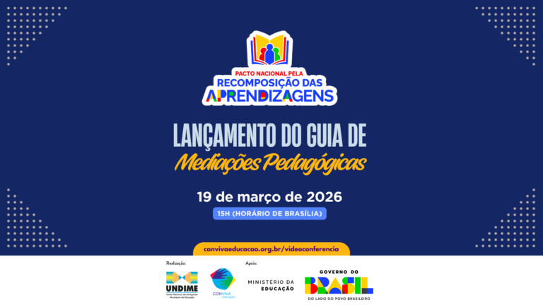 MEC lança Guia de Mediações Pedagógicas em live do Conviva nesta quinta-feira (19)