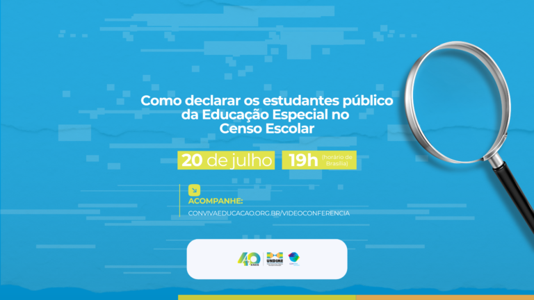 Censo Escolar: Undime promove live sobre a declaração do público da Educação Especial