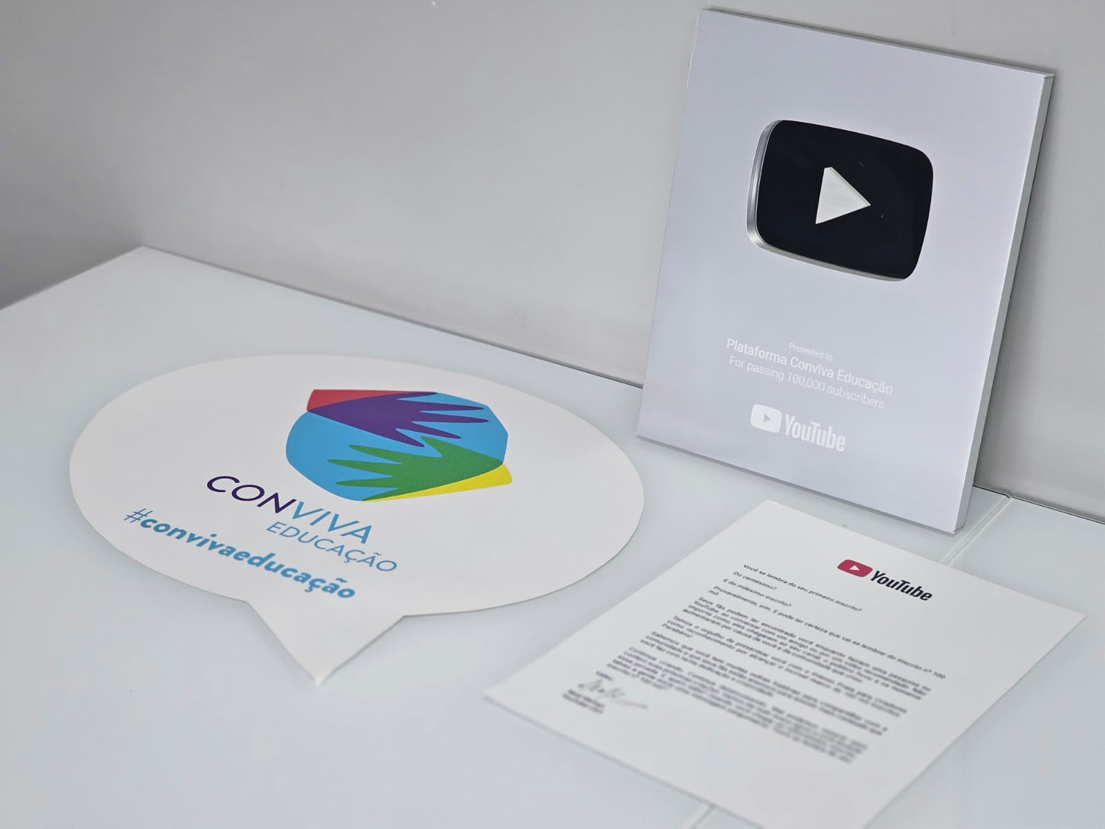 Canal do Conviva Educação no YouTube alcança 100 mil inscritos