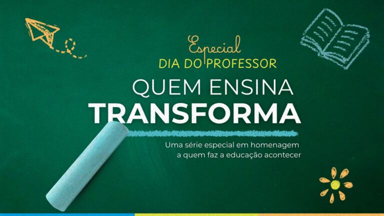 Quem ensina, transforma: série especial do Conviva Educação celebra o Dia do Professor