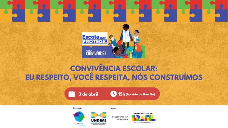 Semana da Convivência Escolar: videoconferência do Conviva discute promoção da cultura de paz nas escolas